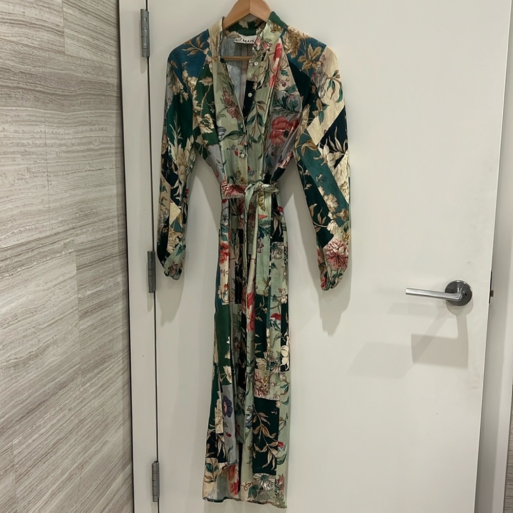 Linen long Alemais dress